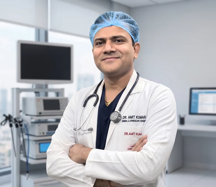 Dr Amit Kumar Laparoscopic Surgeon at DNS Hospital Varanasi